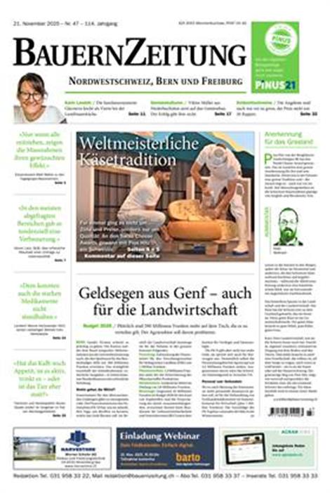 BauernZeitung-Nordwestschweiz-Abo