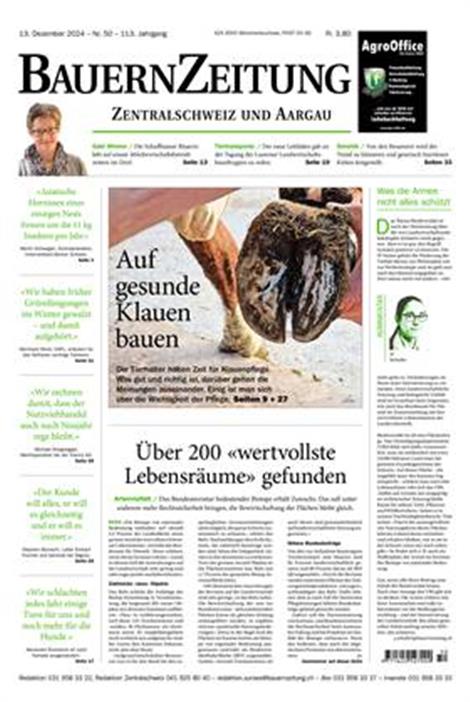 BauernZeitung-Zentralschweiz-Abo