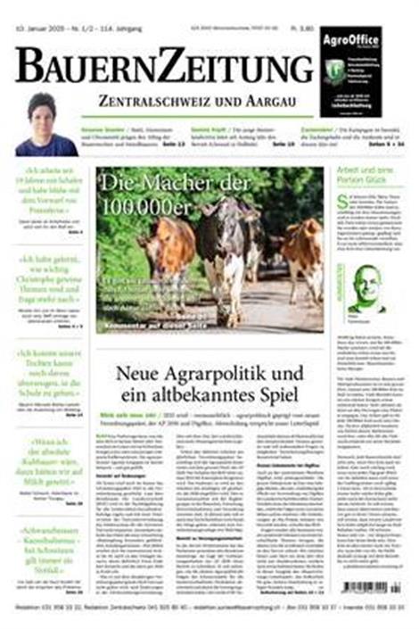 BauernZeitung-Zentralschweiz-Abo