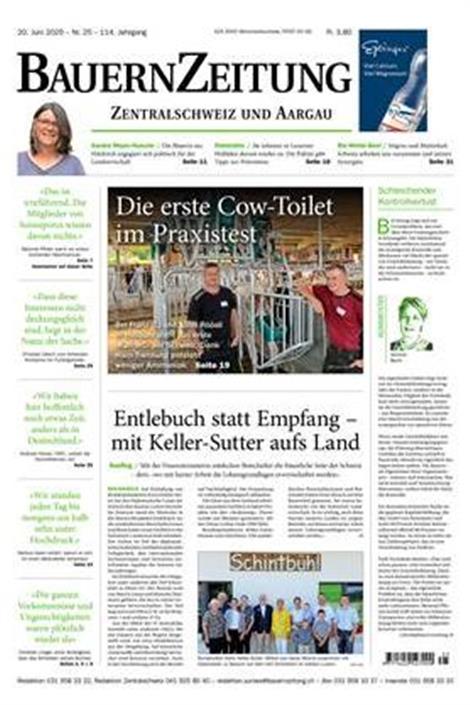 BauernZeitung-Zentralschweiz-Abo
