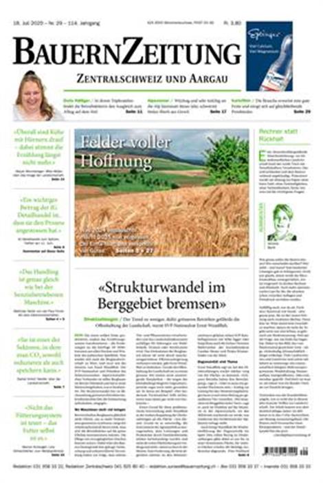 BauernZeitung-Zentralschweiz-Abo