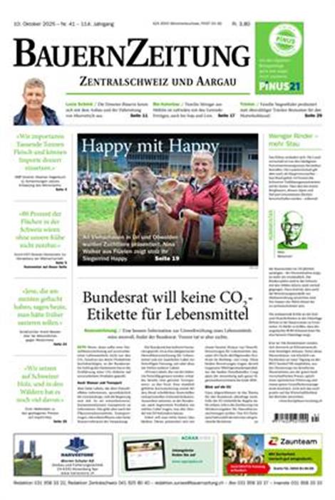 BauernZeitung-Zentralschweiz-Abo