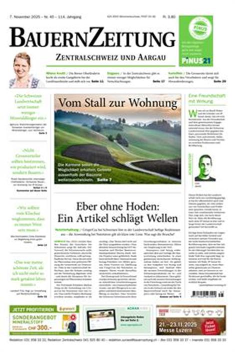 BauernZeitung-Zentralschweiz-Abo