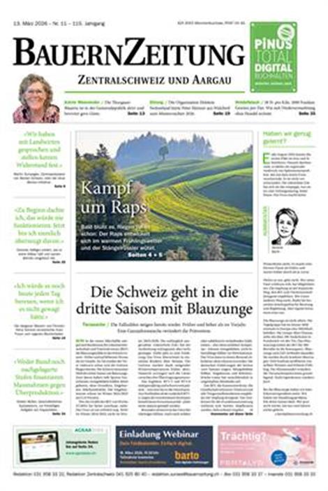 BauernZeitung-Zentralschweiz-Abo