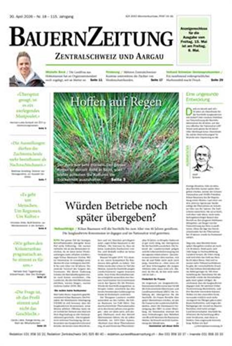 BauernZeitung-Zentralschweiz-Abo