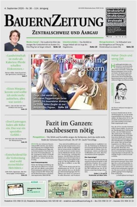 BauernZeitung-Zentralschweiz-Abo
