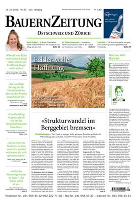 BauernZeitung-Ostschweiz-Abo