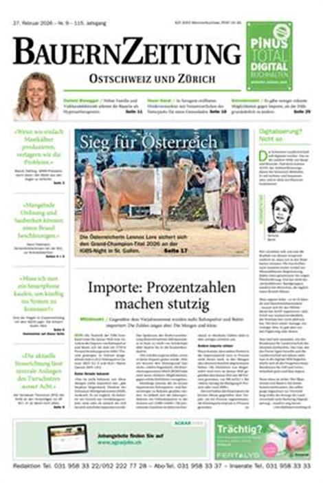 BauernZeitung-Ostschweiz-Abo