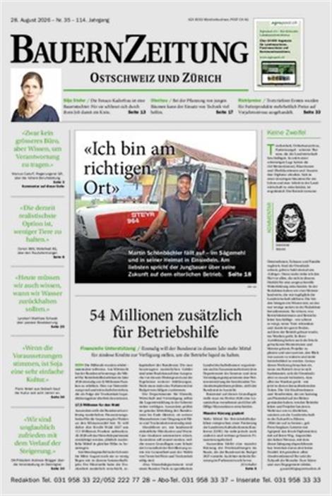 BauernZeitung-Ostschweiz-Abo