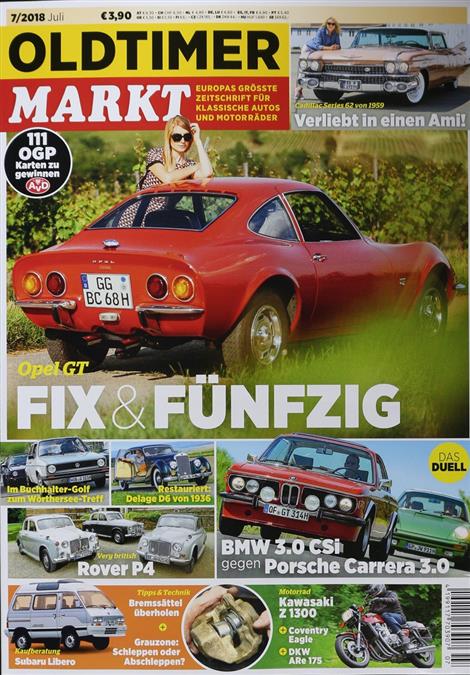 Oldtimer Markt Plus Abo 35% Rabatt auf Mini- und Geschenkabo Presseplus.de