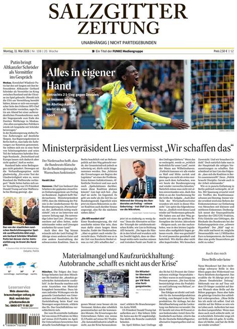 Salzgitter-Zeitung-Abo