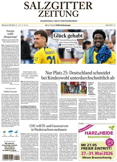 Salzgitter-Zeitung-Abo