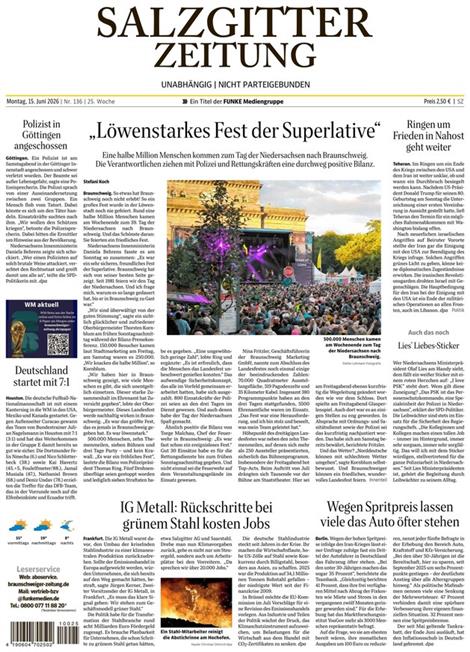 Salzgitter-Zeitung-Abo