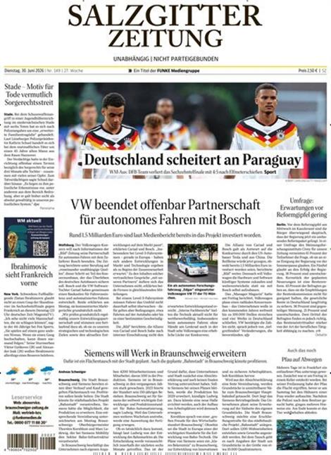 Salzgitter-Zeitung-Abo