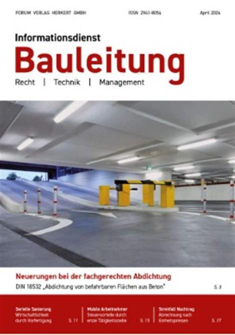 Informationsdienst-Bauleitung-Abo