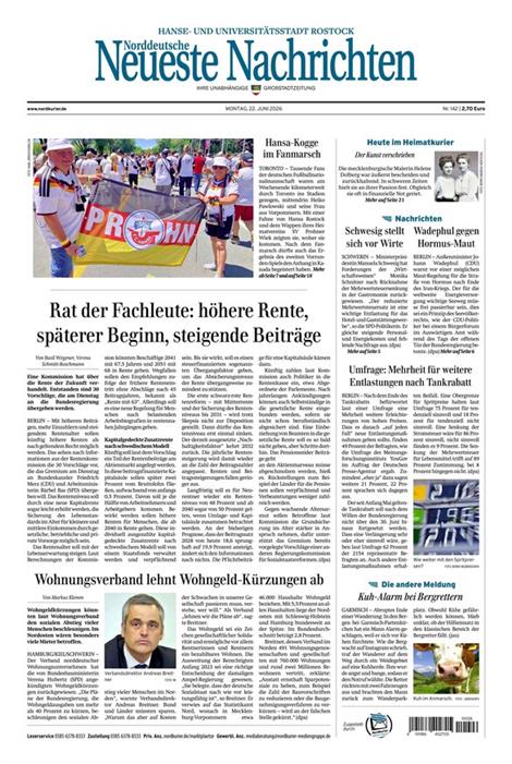 Norddeutsche-Neueste-Nachrichten-NNN-Abo