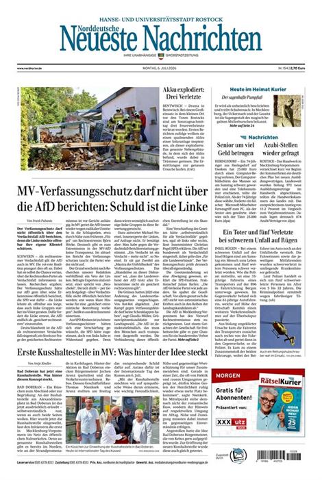 Norddeutsche-Neueste-Nachrichten-NNN-Abo