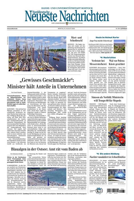 Norddeutsche-Neueste-Nachrichten-NNN-Abo