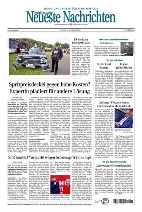 Norddeutsche-Neueste-Nachrichten-NNN-Abo