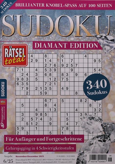 SUDOKU-Diamant-Edition-Abo