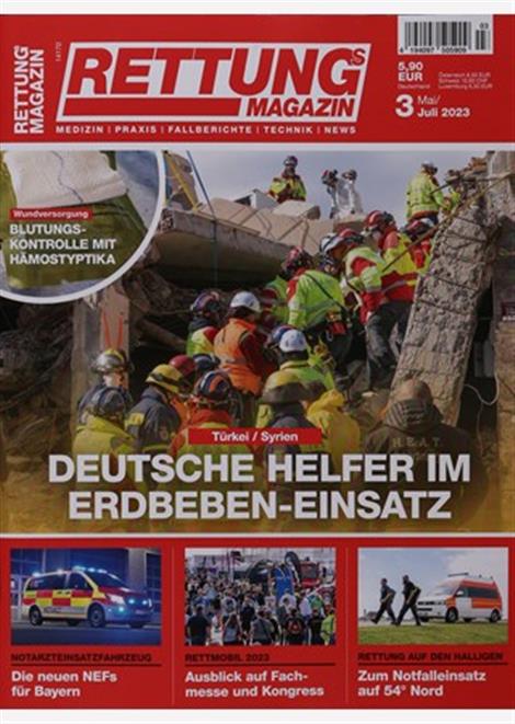 Rettungsmagazin-Abo