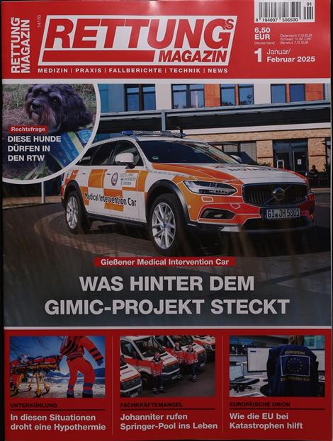 Rettungsmagazin-Abo