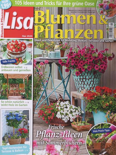 Lisa Blumen & Pflanzen Abo 35 Rabatt auf Mini & Geschenkabo Presseplus.de
