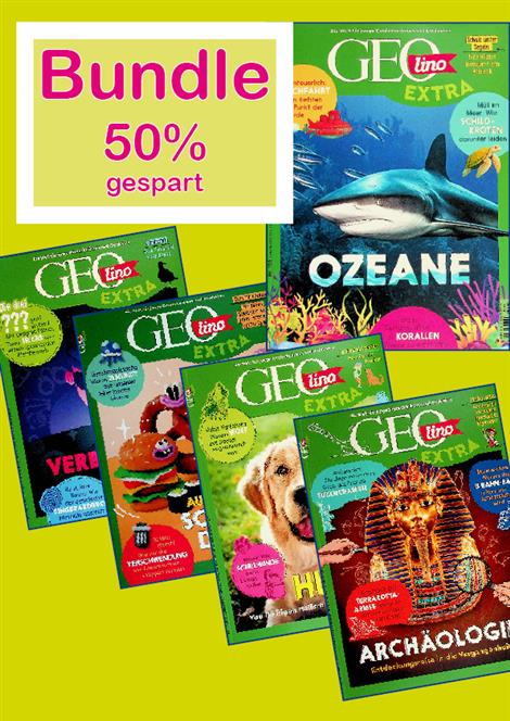 Bundle-Geolino-EXTRA-5-Hefte-50-gespart-Abo