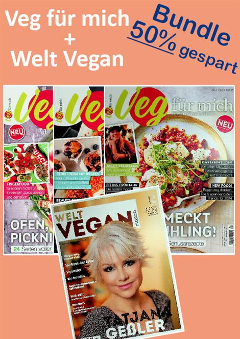 Bundle-Veg-fuer-mich-Welt-Vegan-4-Hefte-50-gespart-Abo