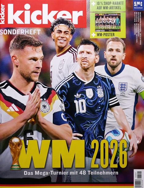 Kicker-Sonderheft-WM-2026-Abo
