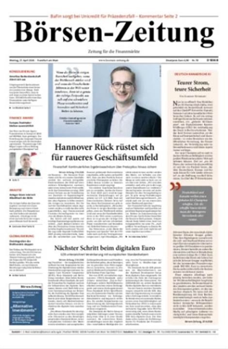 Boersen-Zeitung-Abo