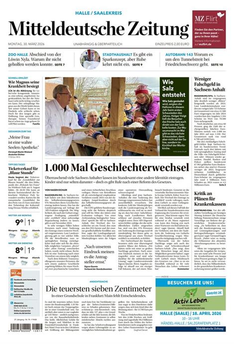 Mitteldeutsche-Zeitung-Abo