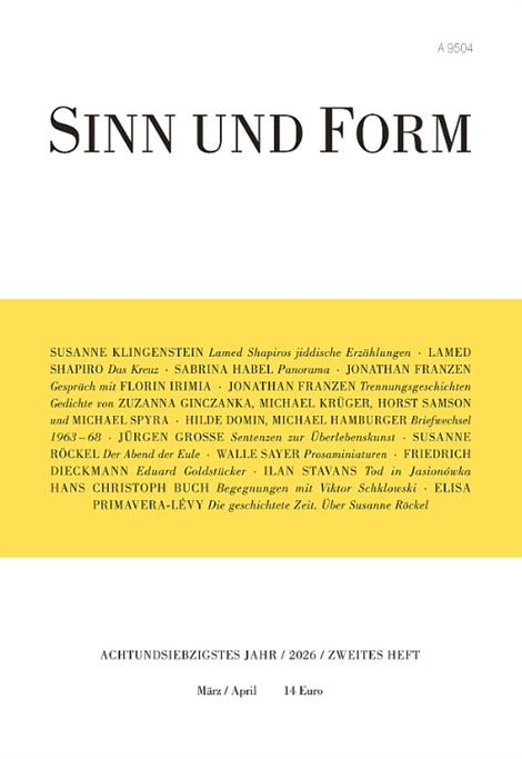 Sinn-und-Form-Abo