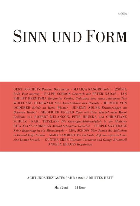 Sinn-und-Form-Abo