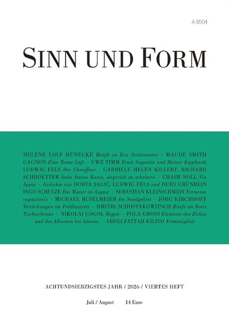 Sinn-und-Form-Abo