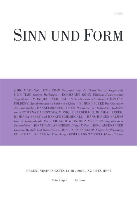 Sinn-und-Form-Abo