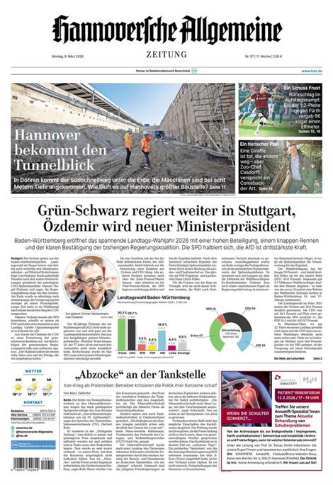 Hannoversche-Allgemeine-Zeitung-Abo