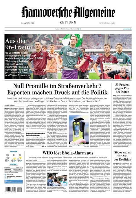 Hannoversche-Allgemeine-Zeitung-Abo