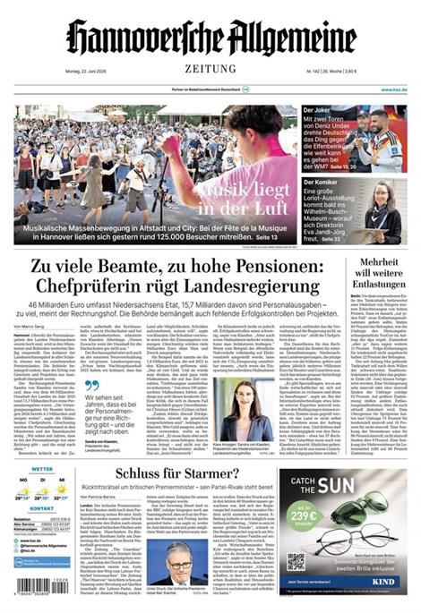 Hannoversche-Allgemeine-Zeitung-Abo