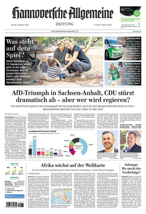 Hannoversche-Allgemeine-Zeitung-Abo