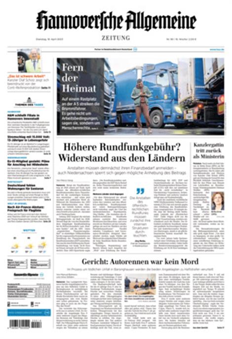 Hannoversche-Allgemeine-Zeitung-Abo