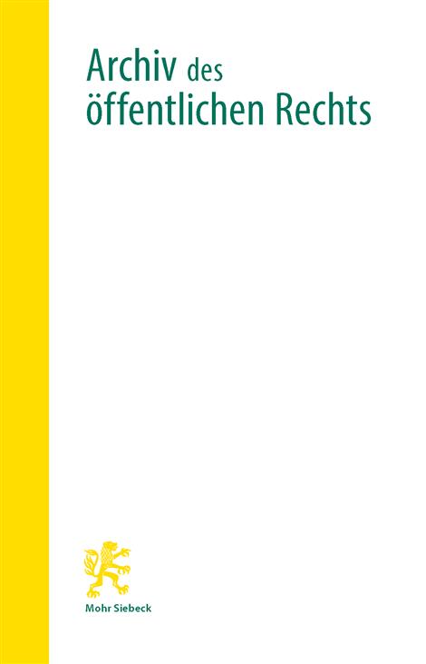 Archiv-des-oeffentlichen-Rechts-AoeR-Abo