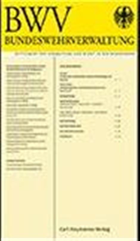 Bundeswehrverwaltung-Abo