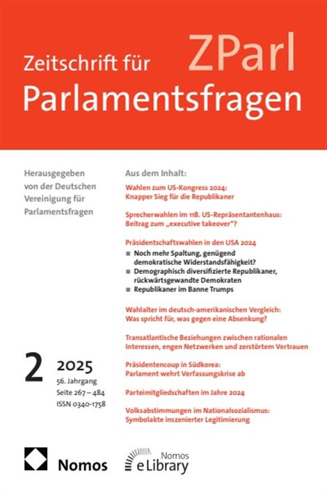 Zeitschrift-fuer-Parlamentsfragen-ZParl-Abo