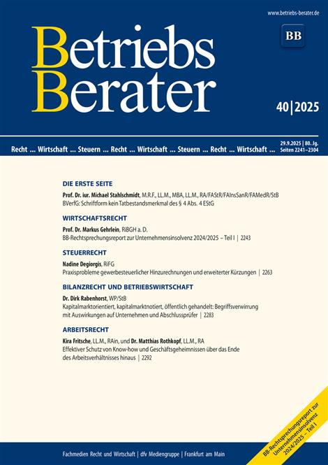 Betriebs-Berater-Abo