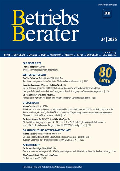 Betriebs-Berater-Abo