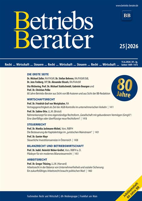 Betriebs-Berater-Abo