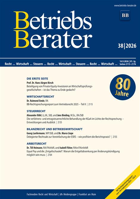 Betriebs-Berater-Abo