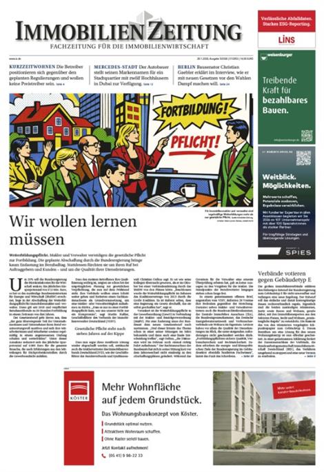 Immobilien-Zeitung-Abo