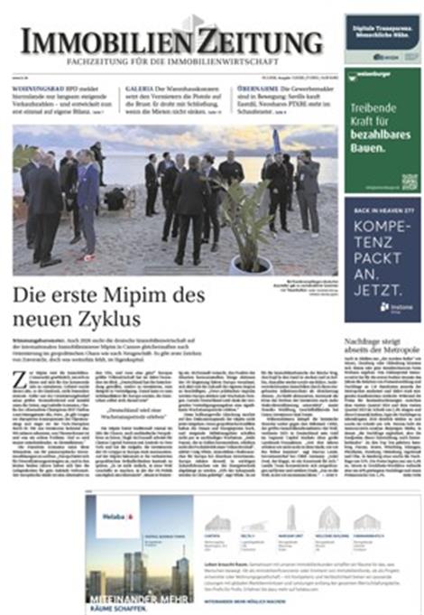 Immobilien-Zeitung-Abo